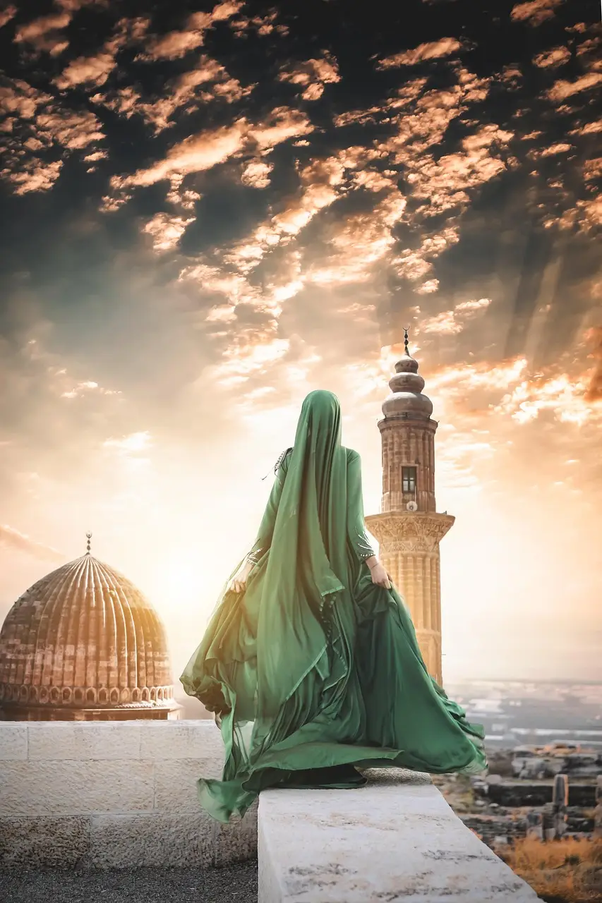 mosque, building, temple, woman, bride, nature, model, roof, sunset, mosque, mosque, mosque, mosque, mosque